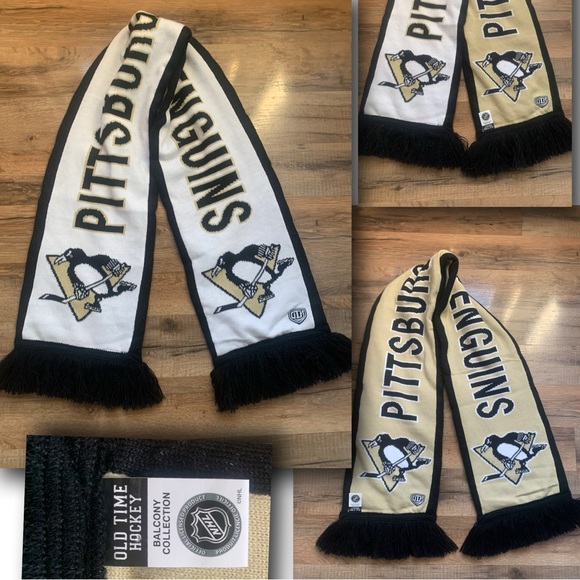 🏒NHL Pittsburgh Penguins 🐧 Scarf Reversible EUC - Picture 9 of 10